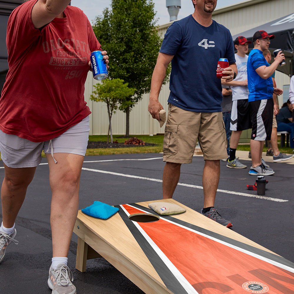 Cincinnati Football Gameday Classic Triangle Star Cornhole Boards - ACA - 000450 | American Cornhole Association