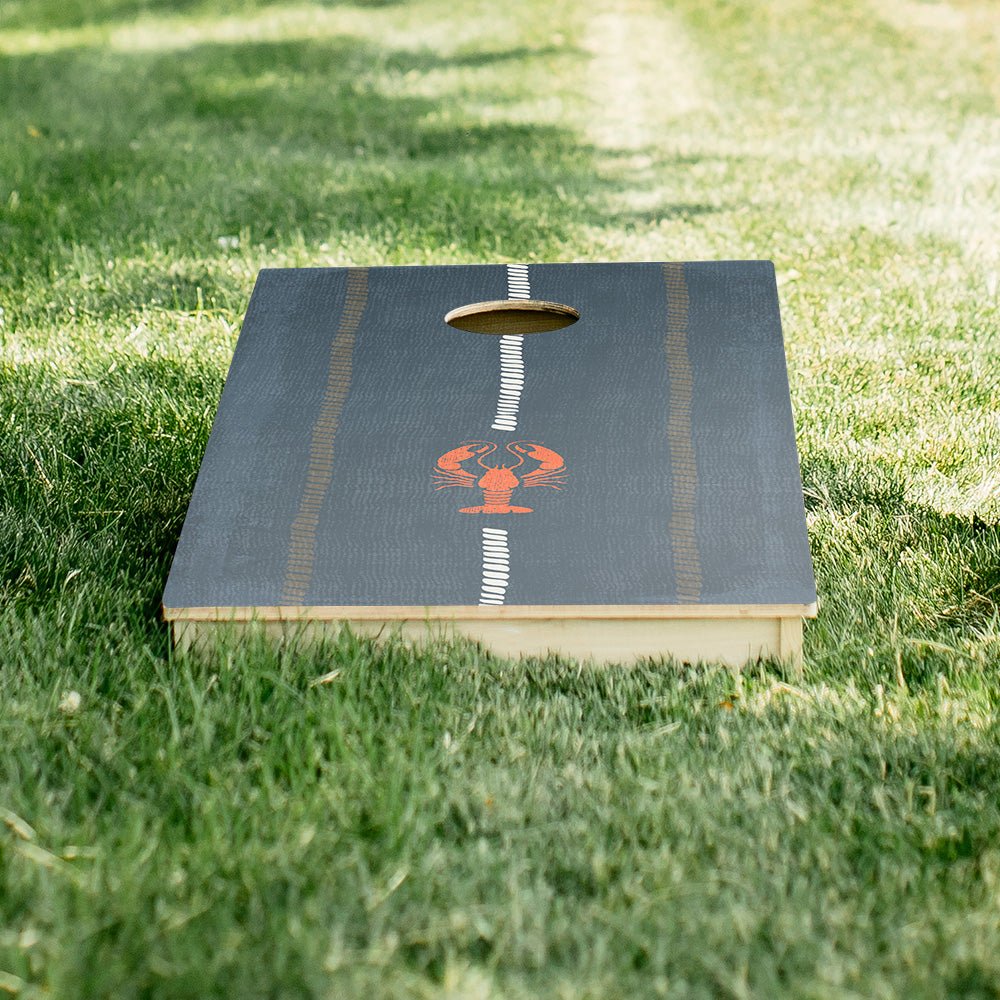 Coastal Lobster Lines Star Cornhole Boards - ACA - 000554 | American Cornhole Association