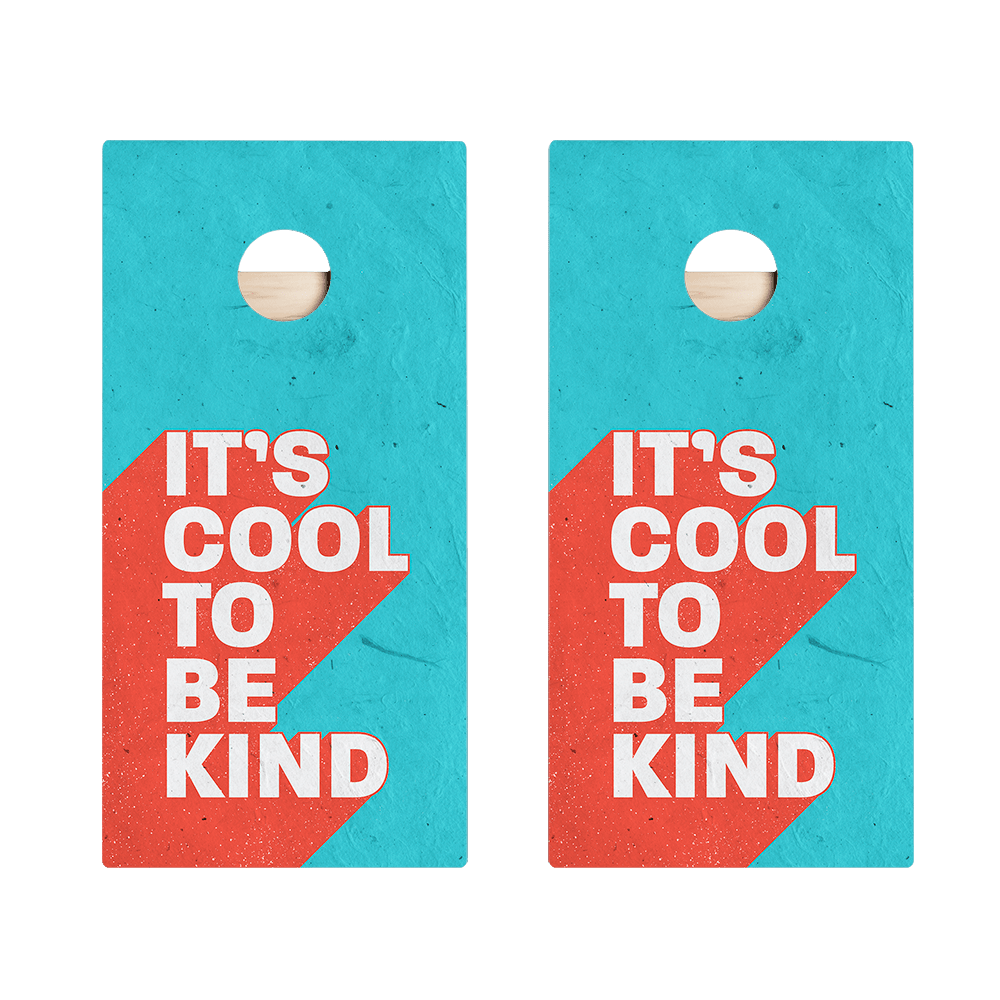 Cool To Be Kind Star Cornhole Boards, - American Cornhole Association