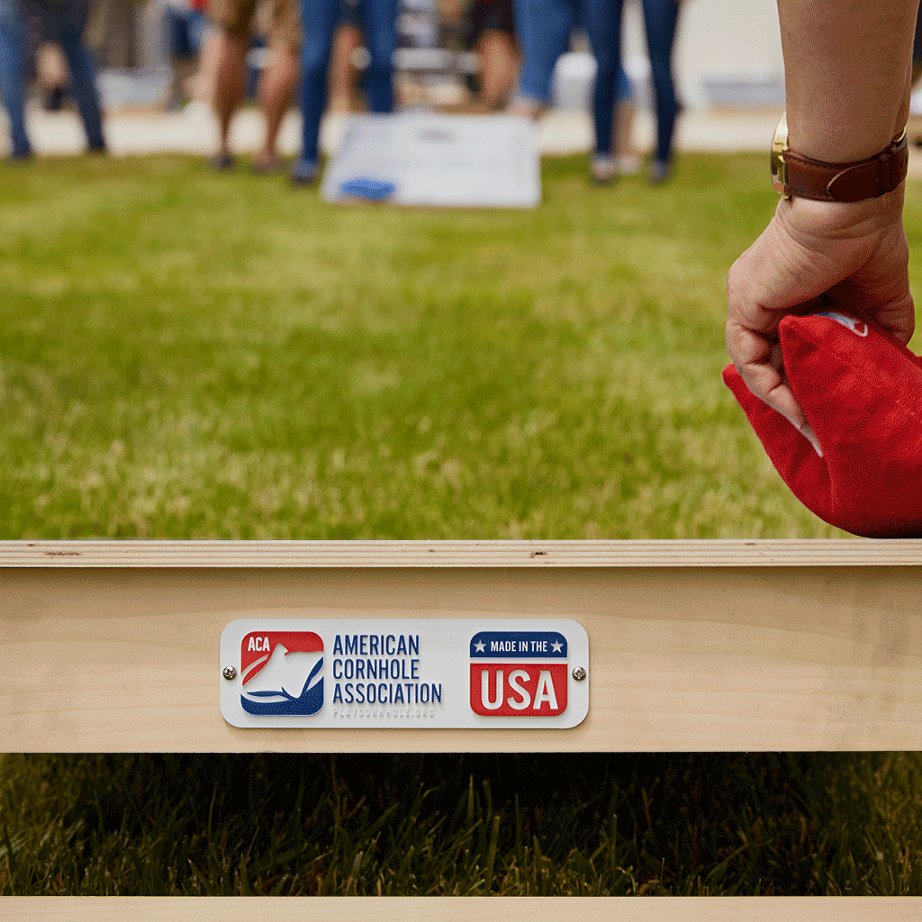 Play to Win Patriotic Limited Edition Star Cornhole Boards | 11.24 Drop