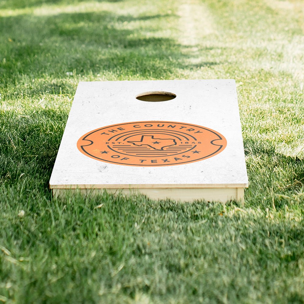 Country Of Texas Star Cornhole Boards - ACA - 000359 | American Cornhole Association