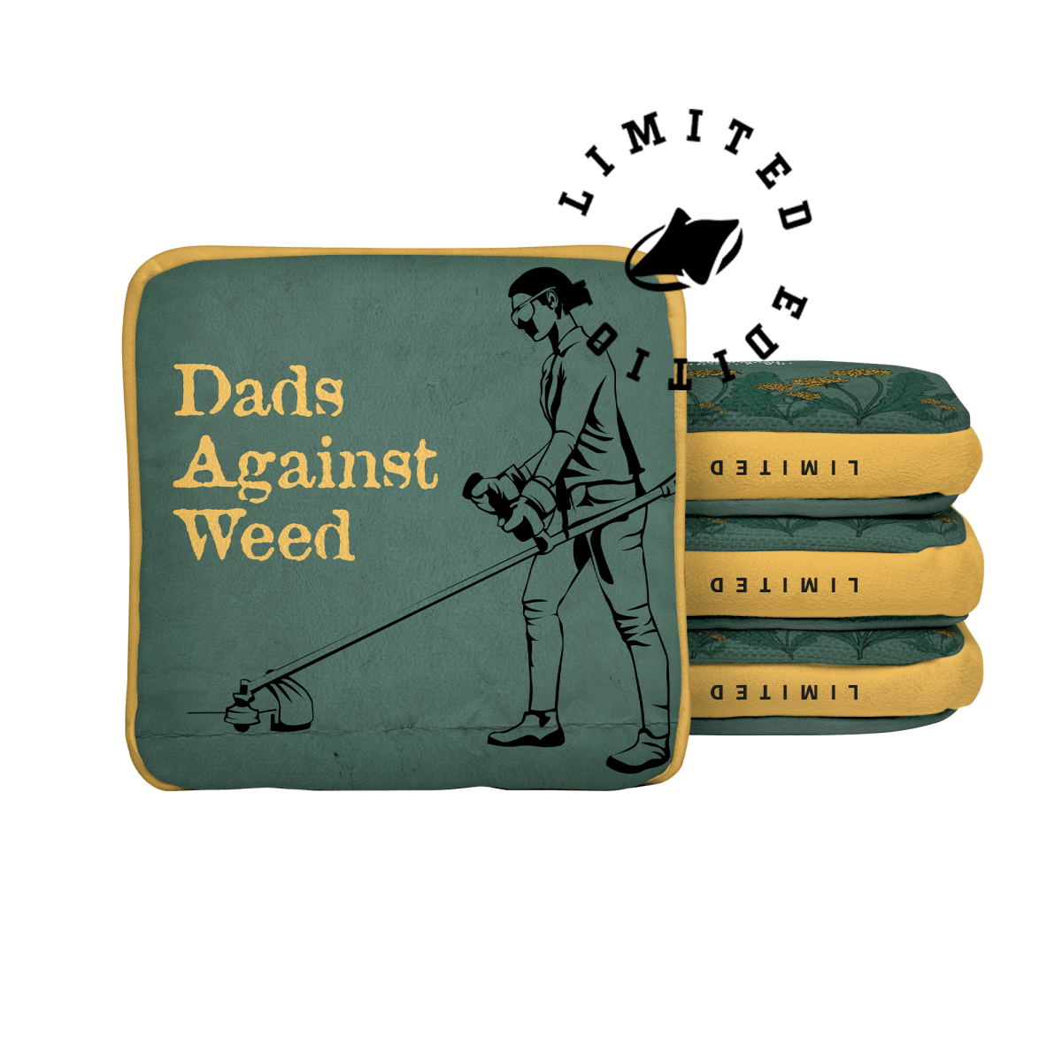 Dads Against Weed Limited Edition Synergy Edge Cornhole Bags | 06.25 Drop, - American Cornhole Association