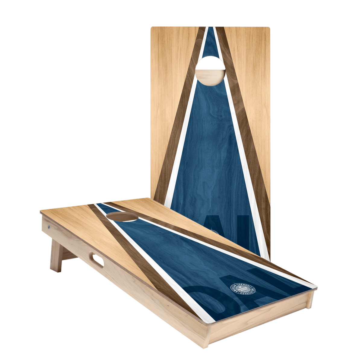 Dallas Football Gameday Classic Triangle Star Cornhole Boards - American Cornhole Association