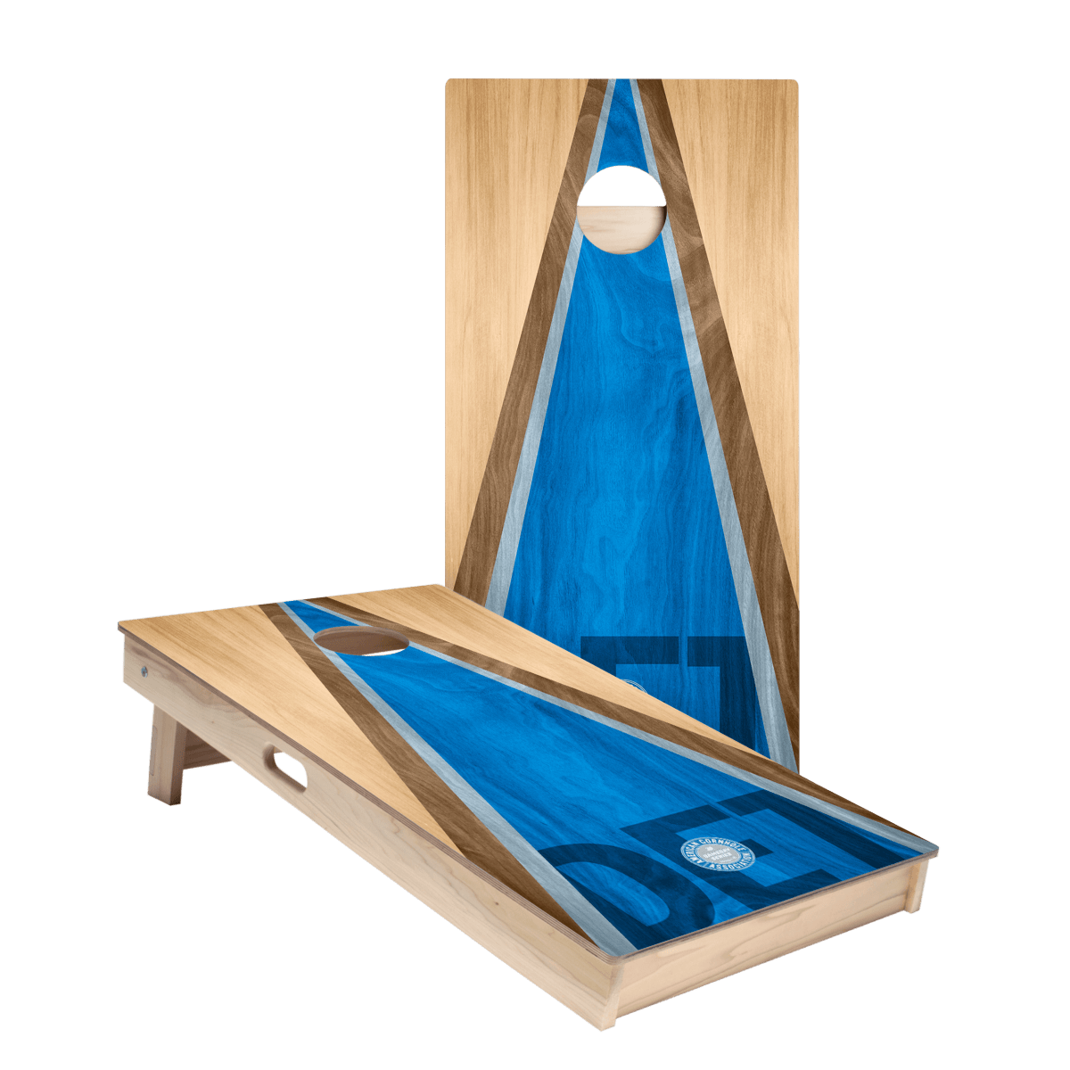 Detroit Football Gameday Classic Triangle Star Cornhole Boards, - American Cornhole Association