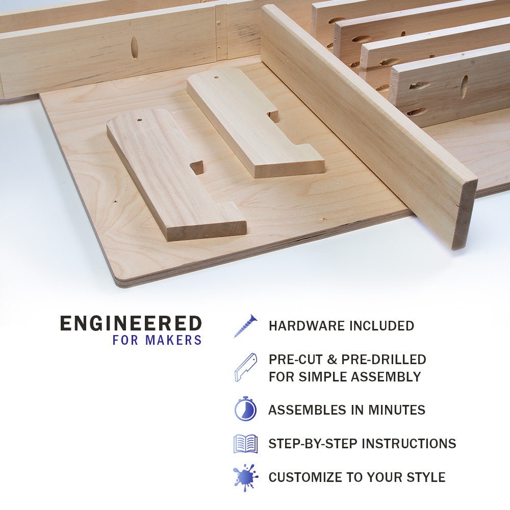 DIY "Do It Yourself" Cornhole Boards Kit, - American Cornhole Association