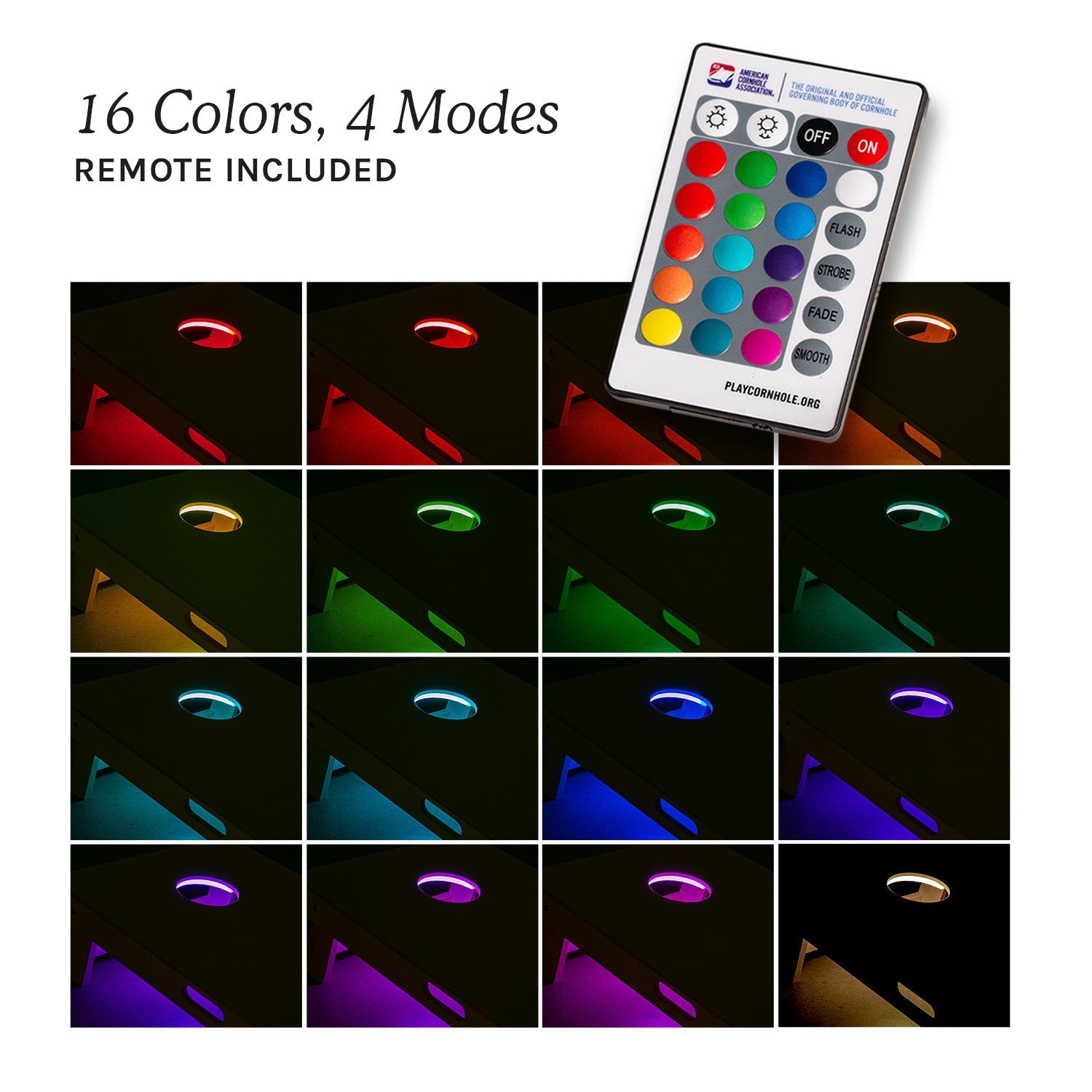 Elakai Mini Eclipse Cornhole Boards Lighting Kit | American Cornhole Association