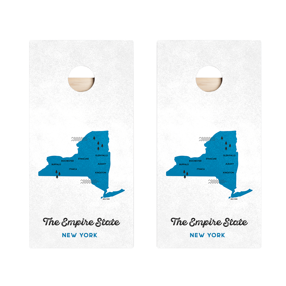 Empire State Star Cornhole Boards - ACA - 000368 | American Cornhole Association