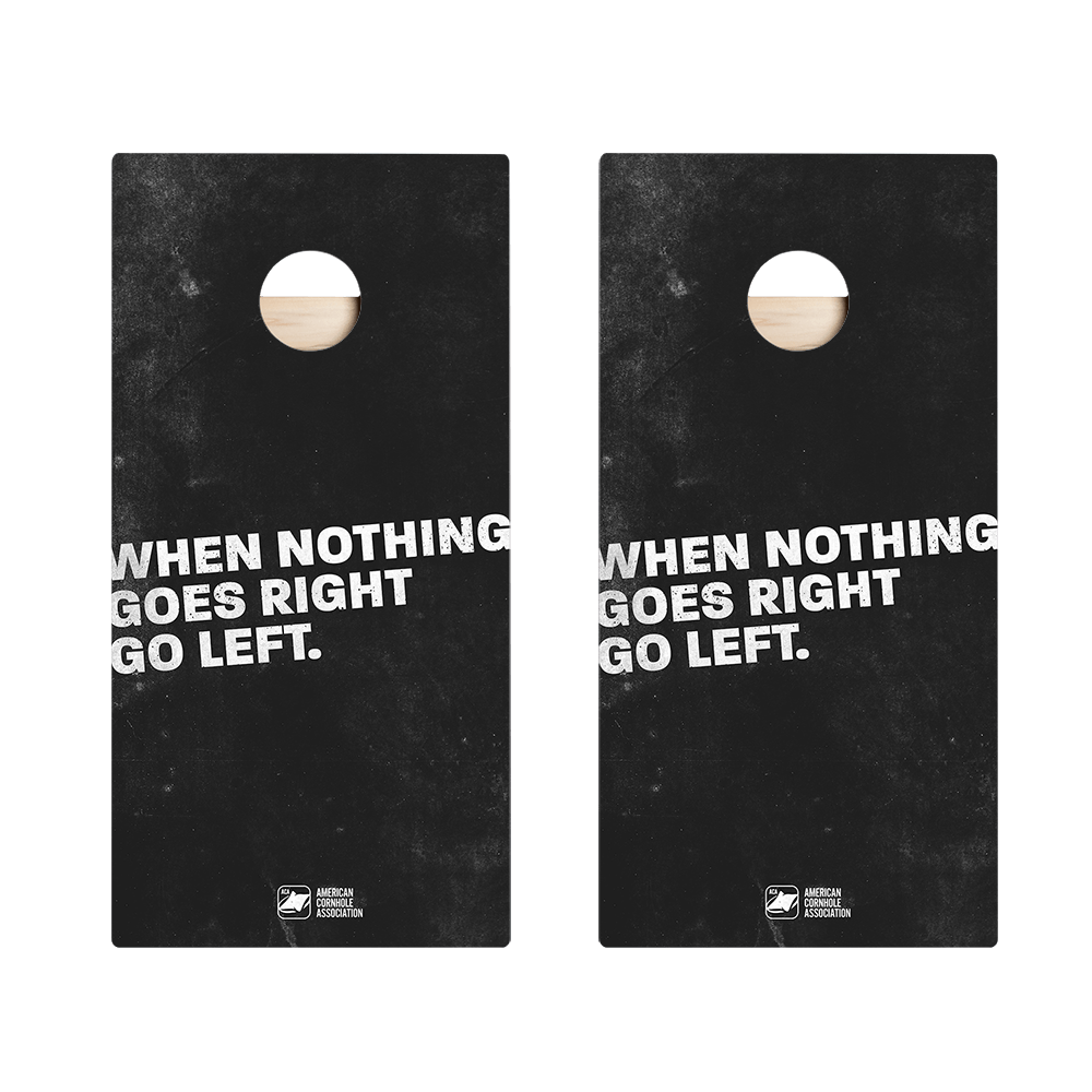 Go Left Star Cornhole Boards, - American Cornhole Association