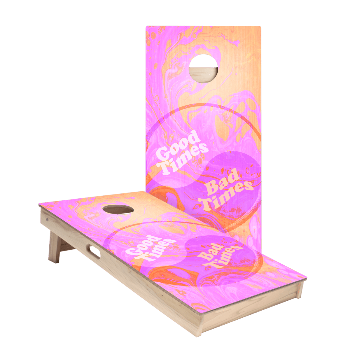 Good Times Bad Times Star Cornhole Boards, - American Cornhole Association