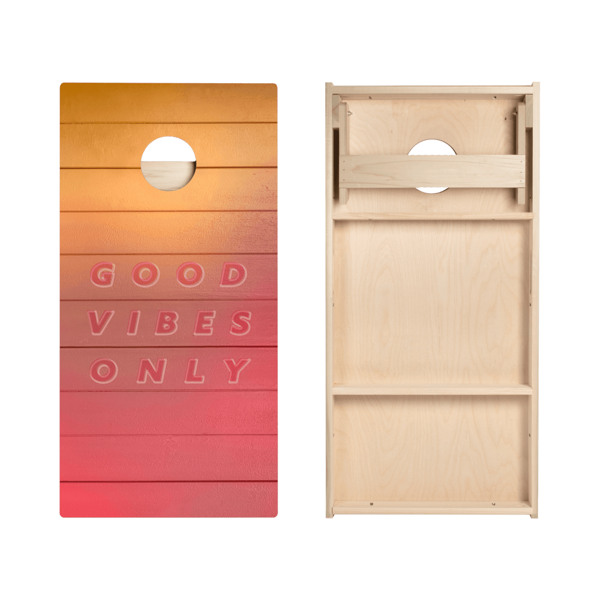 Good Vibes Only Star Cornhole Boards, - American Cornhole Association