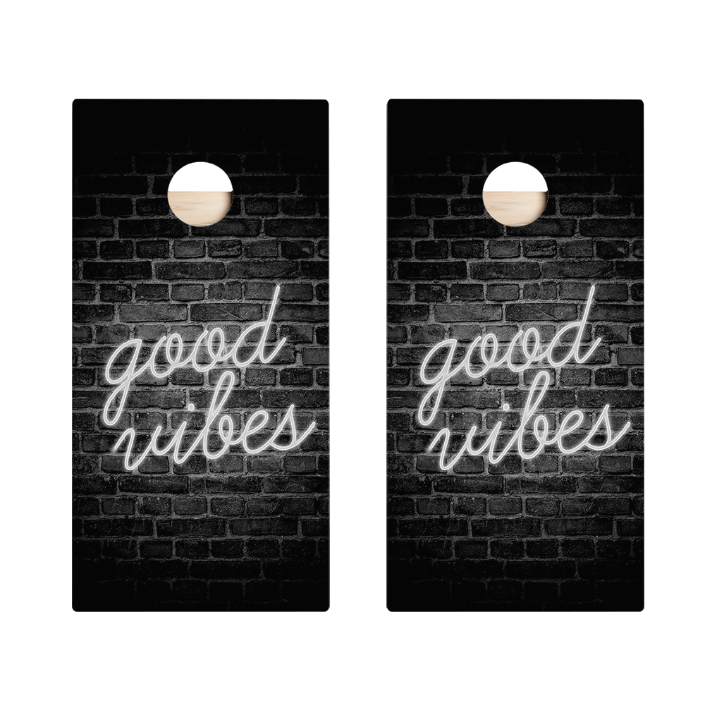Good Vibes Star Cornhole Boards, - American Cornhole Association