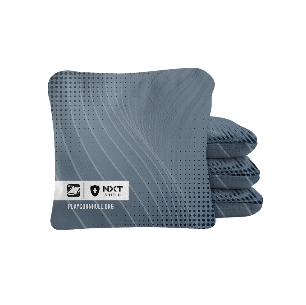 Gray NXT Shield Cornhole Bags, - American Cornhole Association