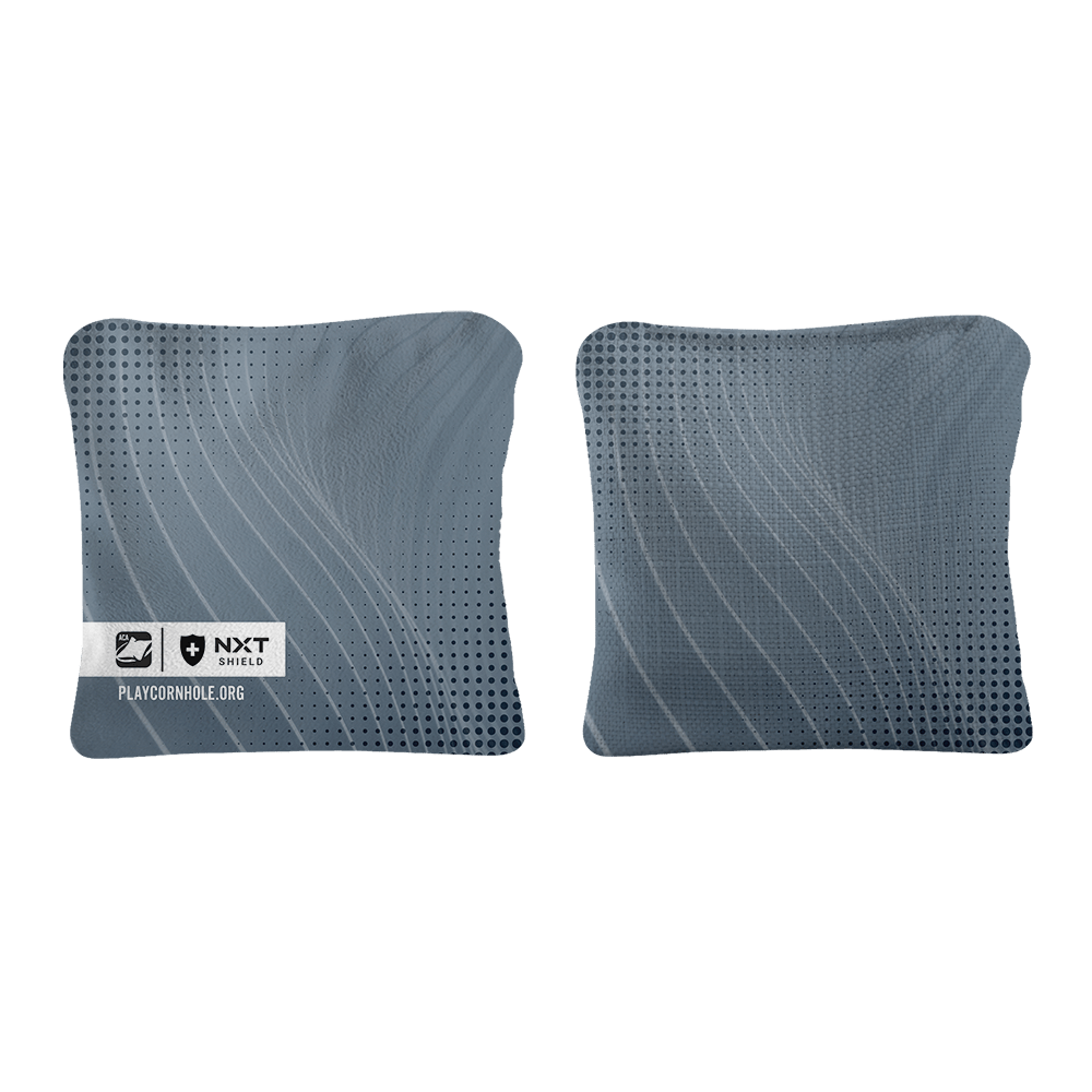 Gray NXT Shield Cornhole Bags, - American Cornhole Association