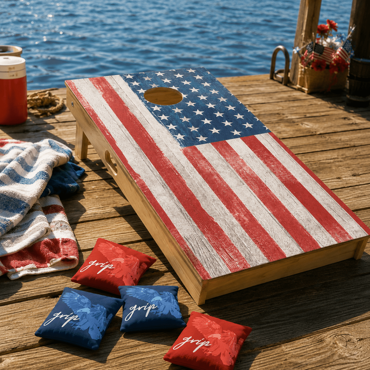 Grip N' Glide Signature Cornhole Set with Pro Bags -  | American Cornhole Association