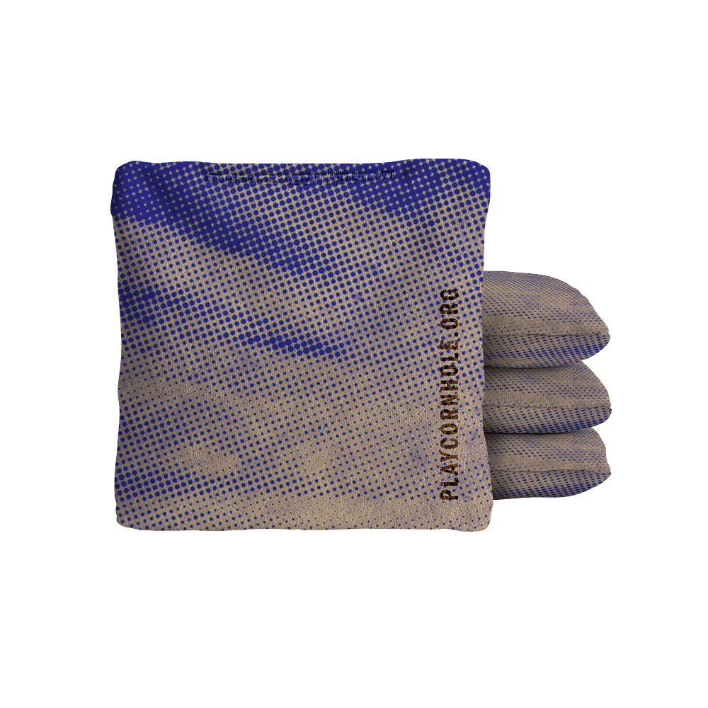 Halftone Horizon Blue NXT Dri - Tek Cornhole Bags, - American Cornhole Association