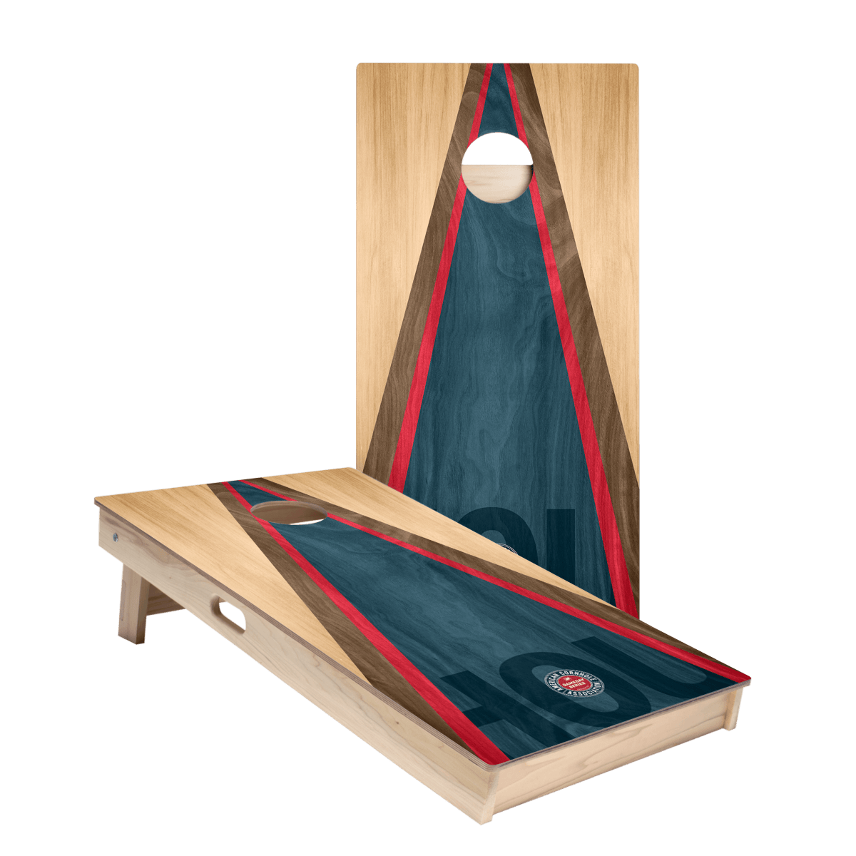 Houston Football Gameday Classic Triangle Star Cornhole Boards, - American Cornhole Association