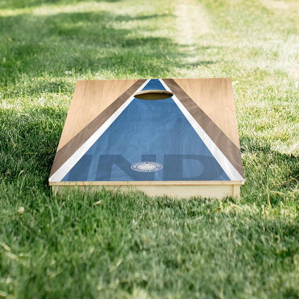 Indianapolis Football Gameday Classic Triangle Star Cornhole Boards - ACA - 000457 | American Cornhole Association