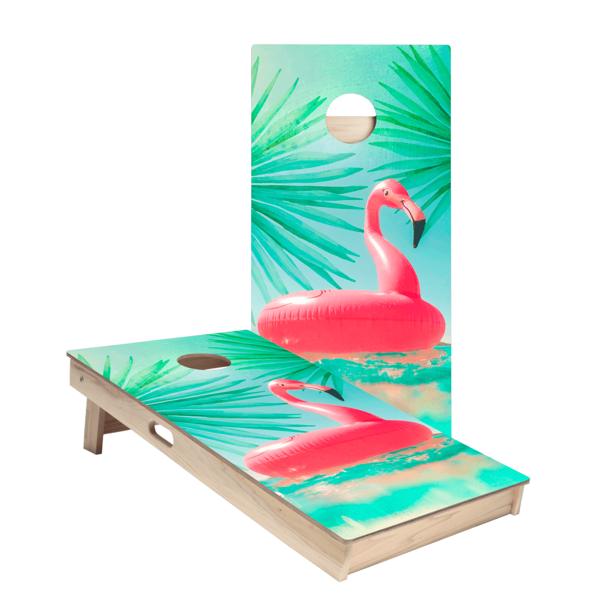 Inflatable Flamingo Star Cornhole Boards, - American Cornhole Association