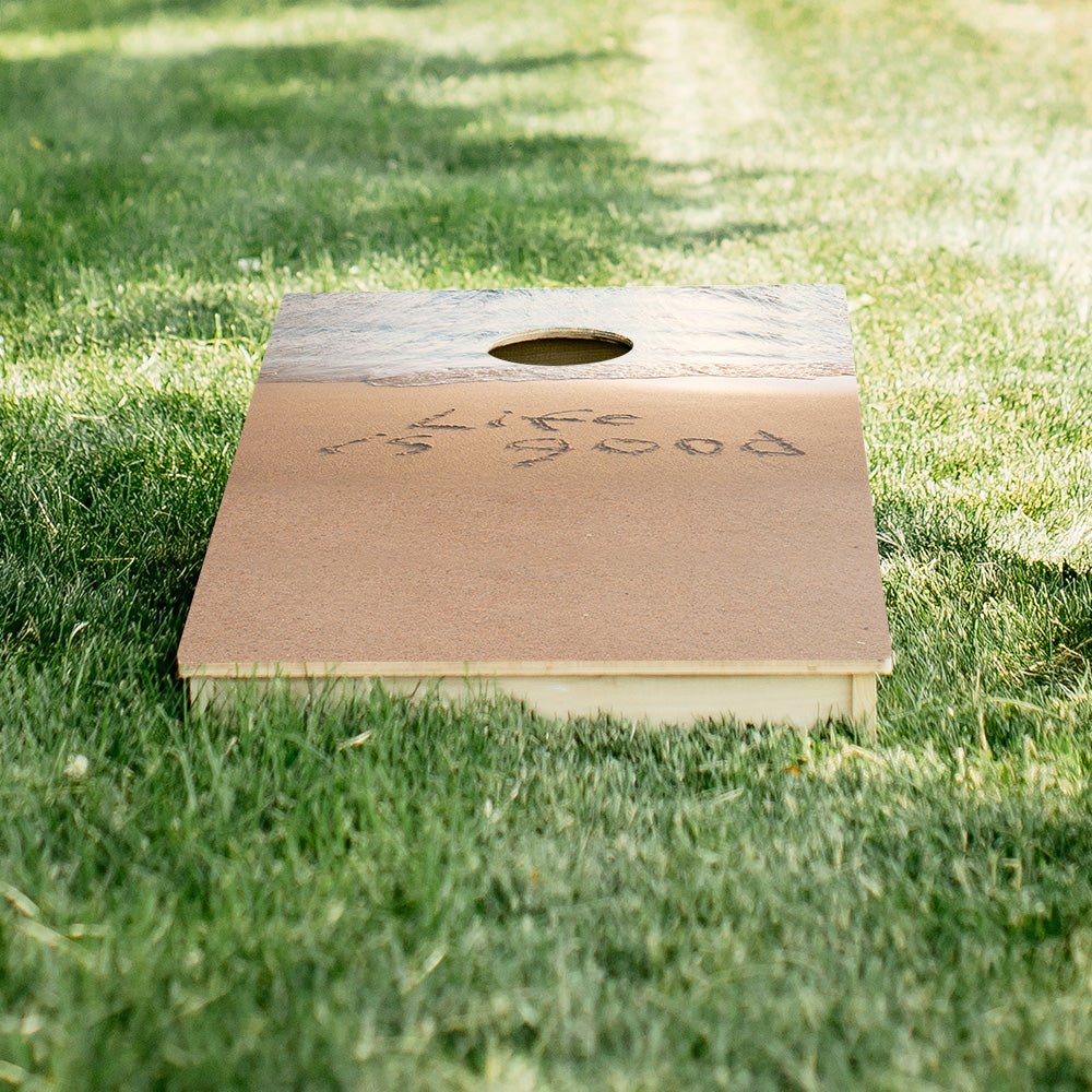 Life Is Good Star Cornhole Boards - ACA - 000037 | American Cornhole Association