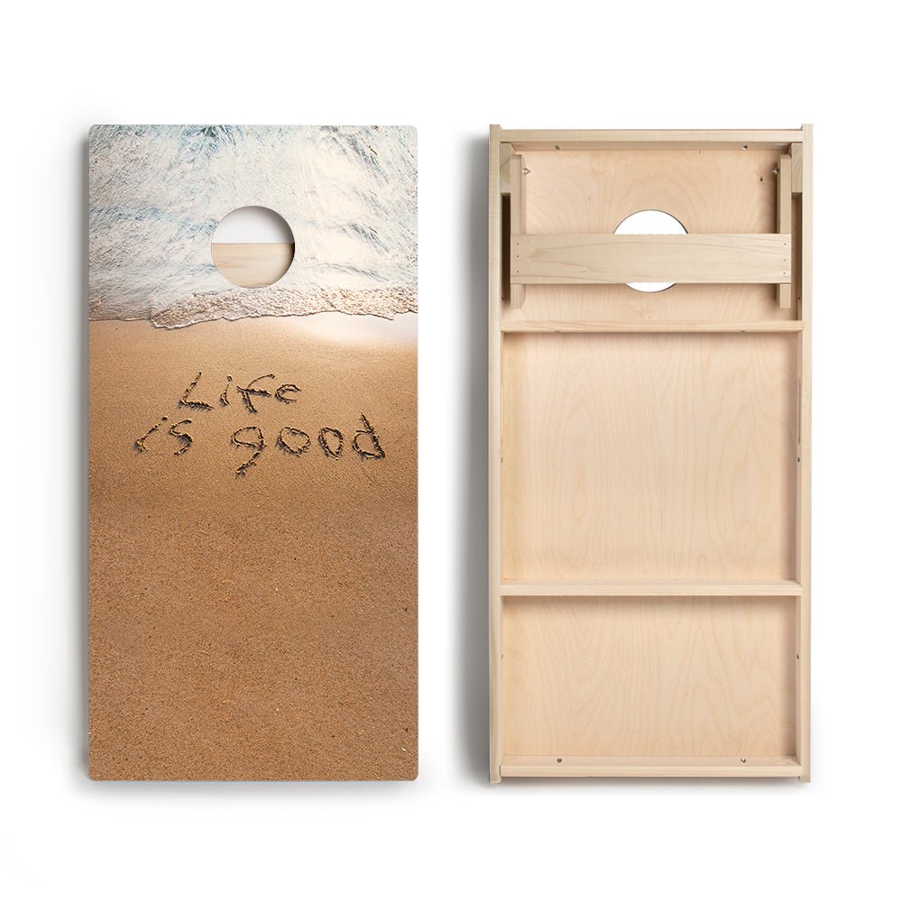 Life Is Good Star Cornhole Boards - ACA - 000037 | American Cornhole Association