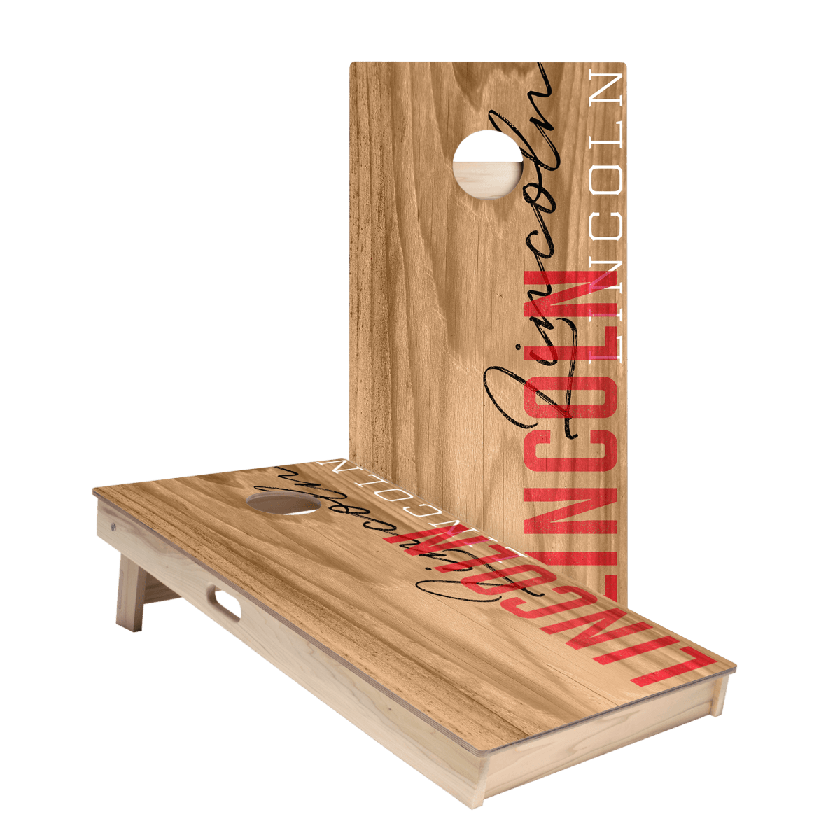 Lincoln Campus Gameday Star Cornhole Boards, - American Cornhole Association