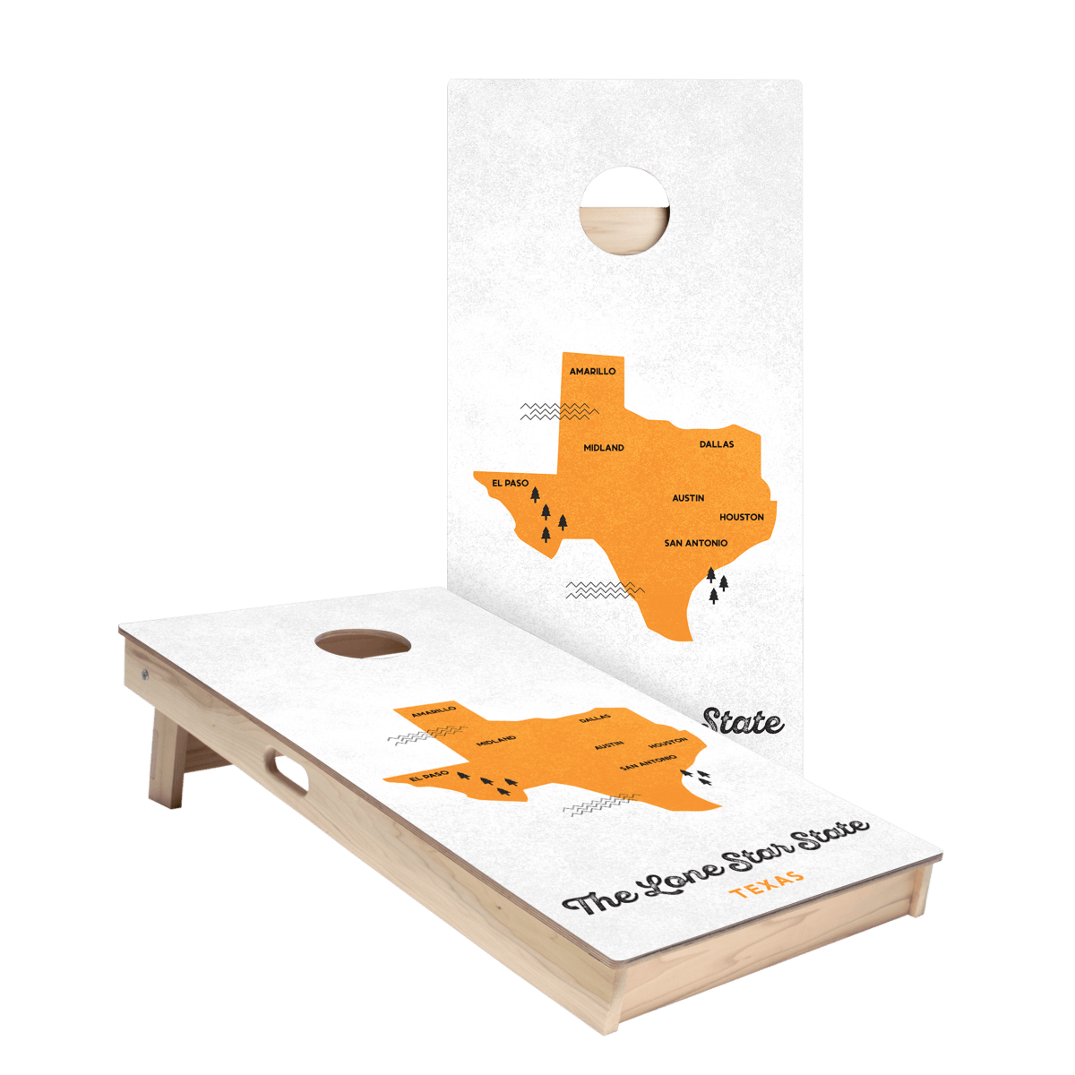 Lone Star State Star Cornhole Boards, - American Cornhole Association