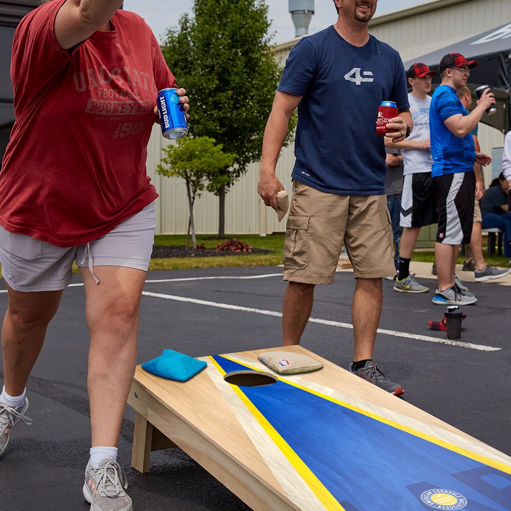Los Angeles LAR Football Gameday Classic Triangle Star Cornhole Boards - ACA - 000462 | American Cornhole Association