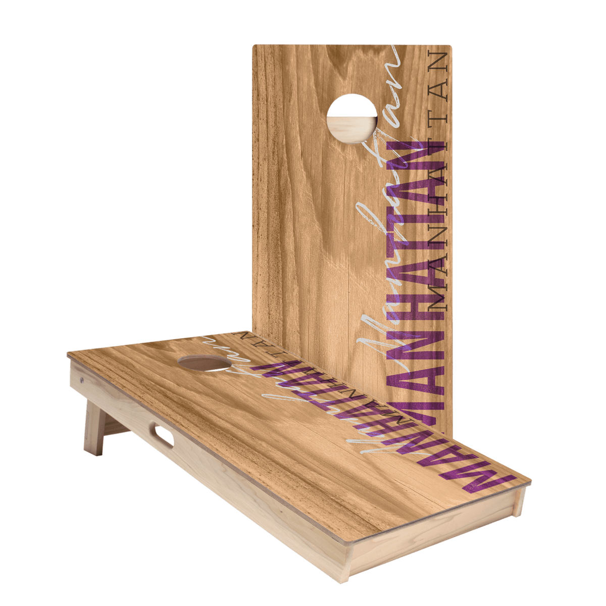 Manhattan Campus Gameday Star Cornhole Boards, - American Cornhole Association