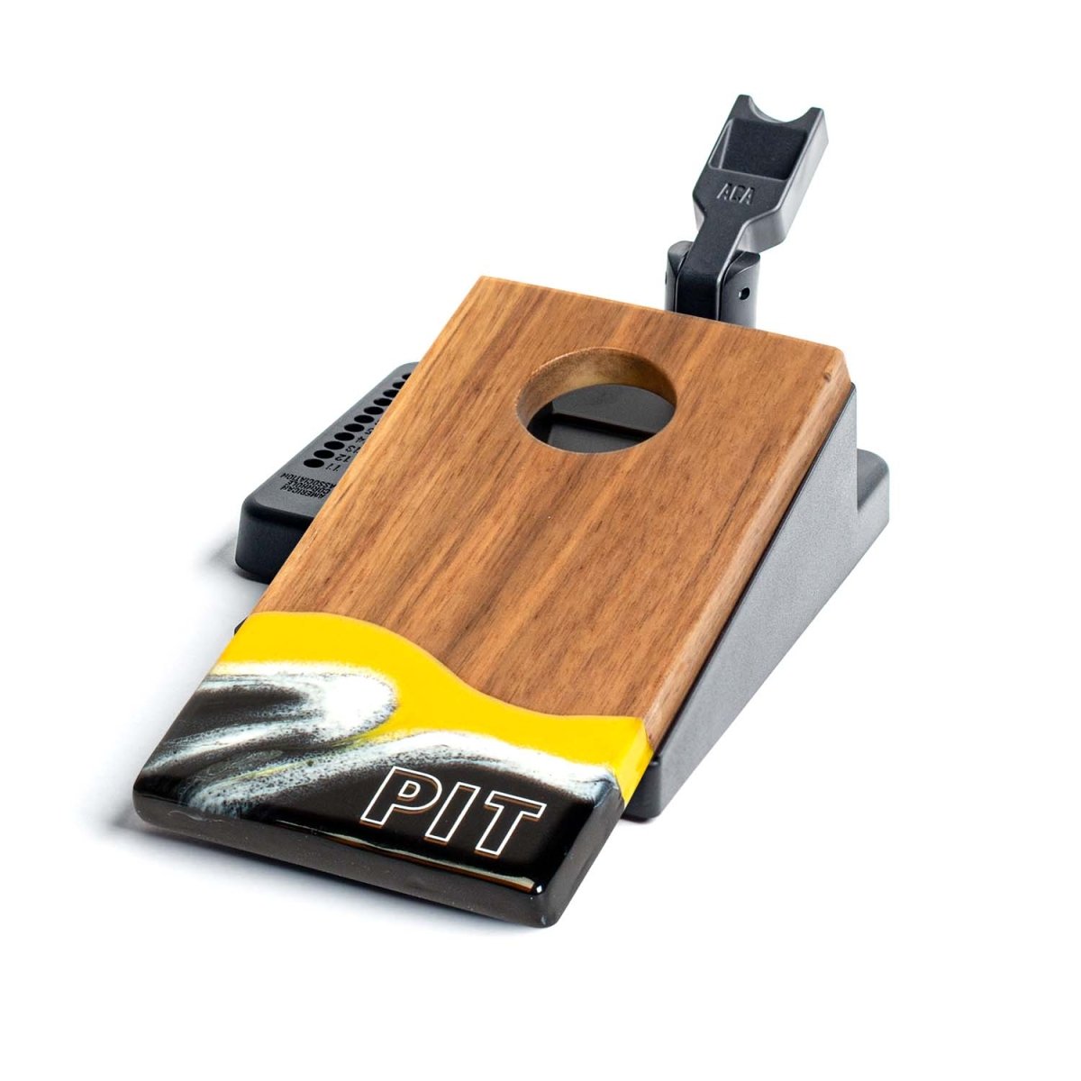 Mini Tabletop Resin Cornhole Set | Gameday Collection - Pittsburgh EGDC-04 | American Cornhole Association