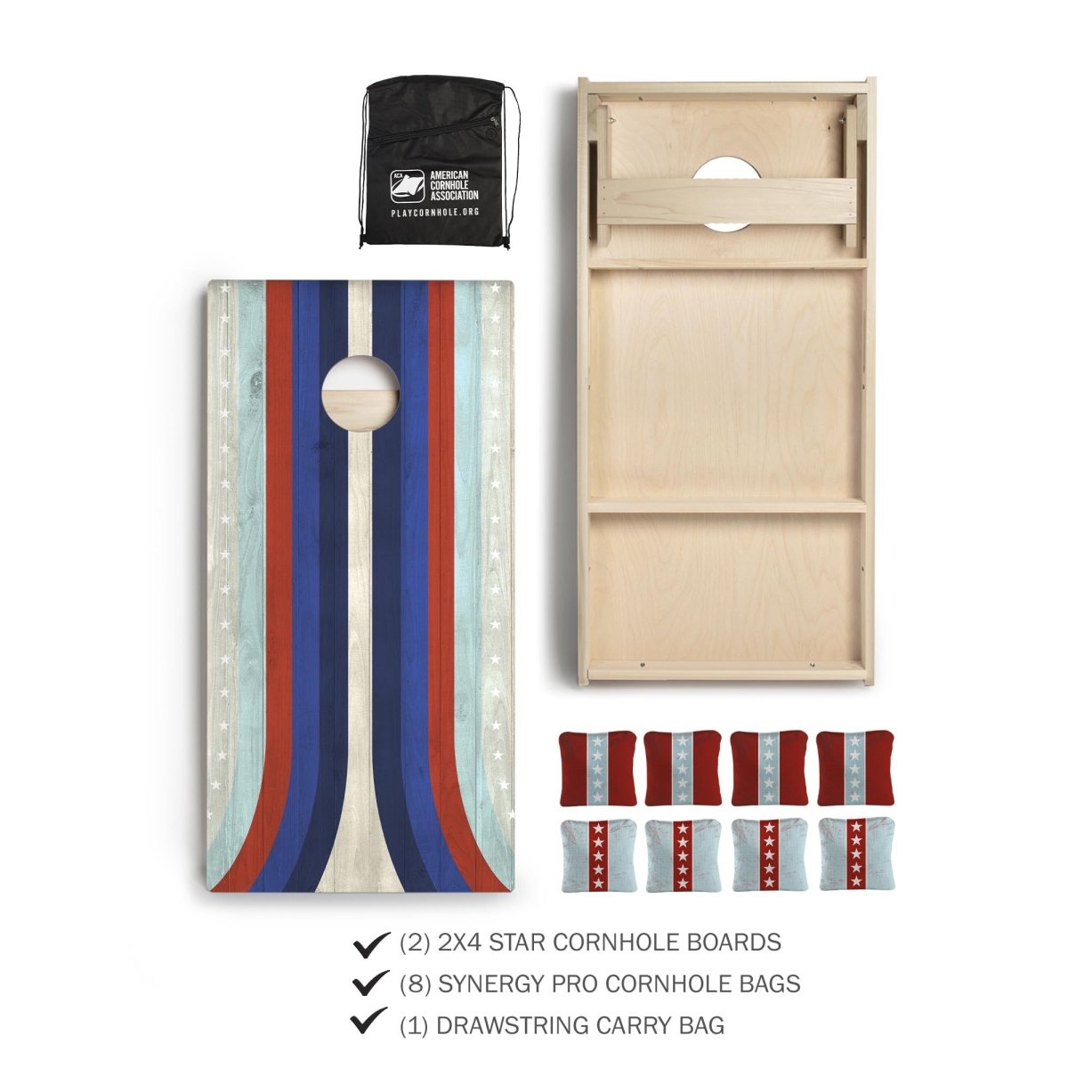 Moto Signature Cornhole Set with Pro Bags -  | American Cornhole Association