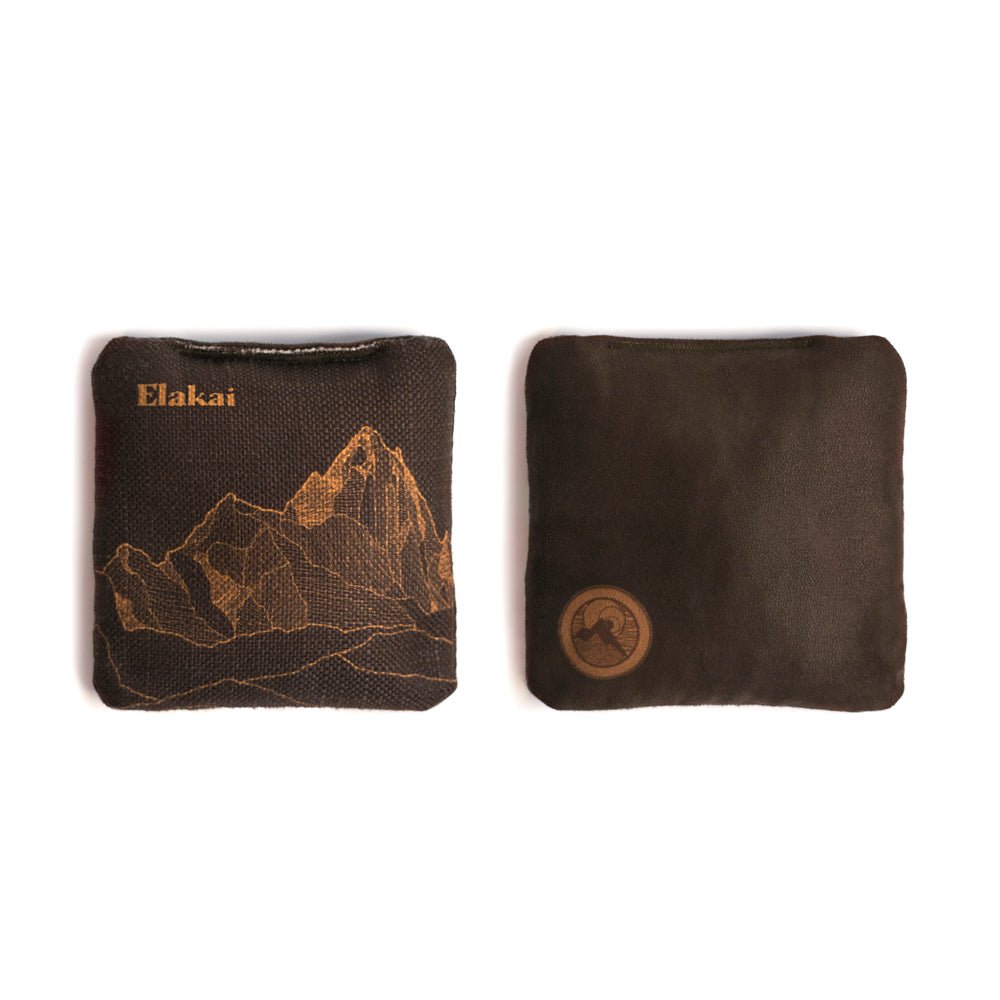 Mount Elakai Cornhole Bags, Brown Umber - American Cornhole Association