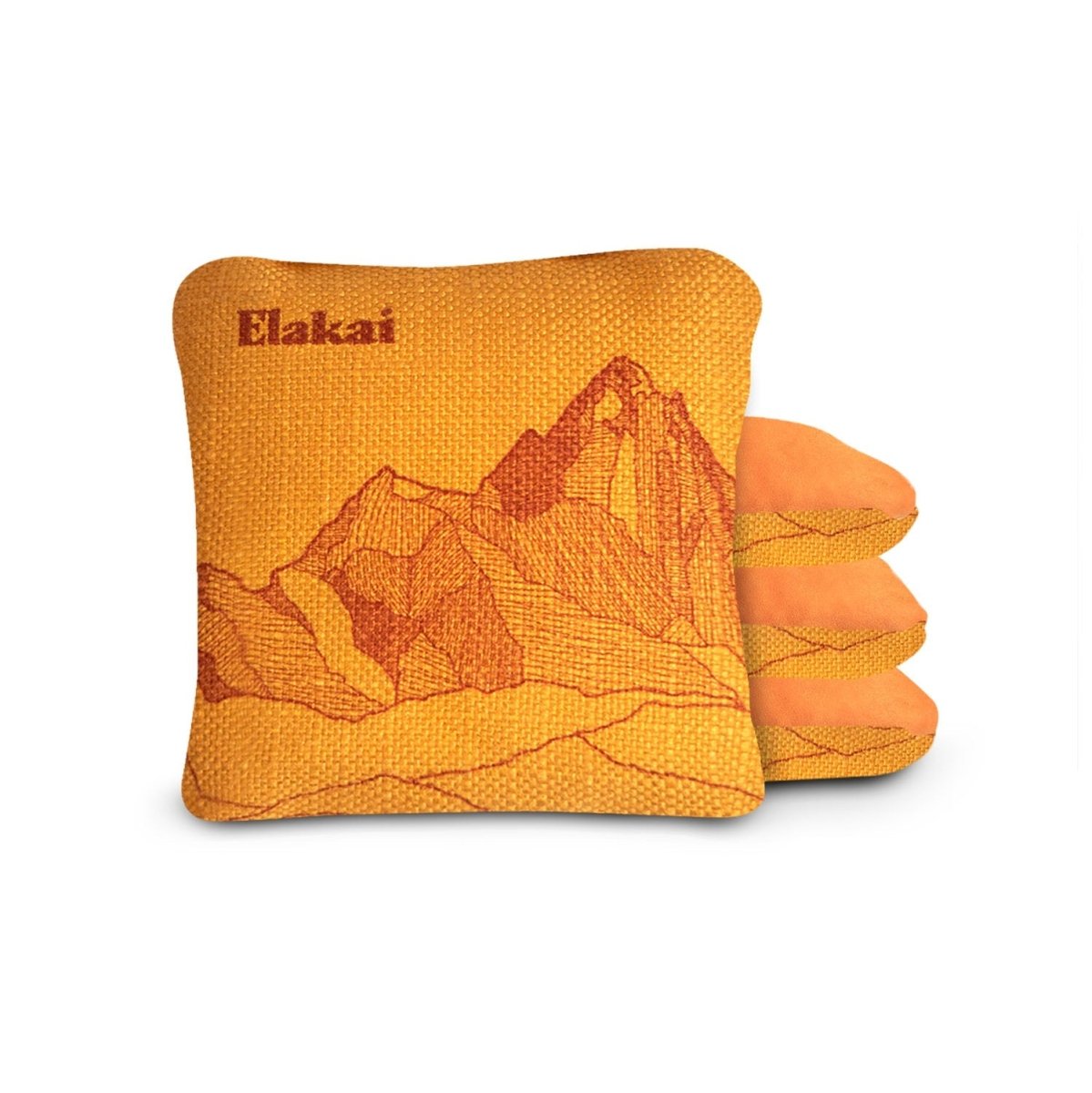 Mount Elakai Cornhole Bags - Marigold Yellow EGCB66TS - 02 | American Cornhole Association