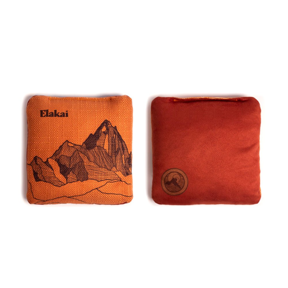 Mount Elakai Cornhole Bags, Orange Horizon - American Cornhole Association