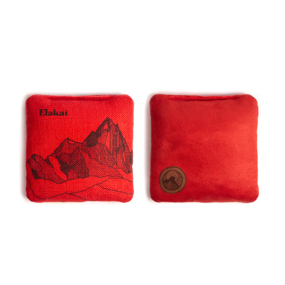 Mount Elakai Cornhole Bags, Red Lava - American Cornhole Association