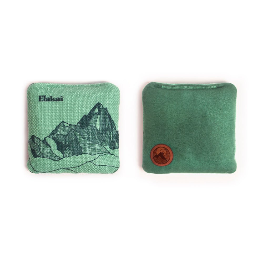 Mount Elakai Travel - Size Cornhole Bags, Aquamarine Teal - American Cornhole Association
