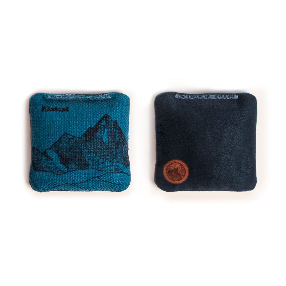 Mount Elakai Travel - Size Cornhole Bags, Lake Blue - American Cornhole Association