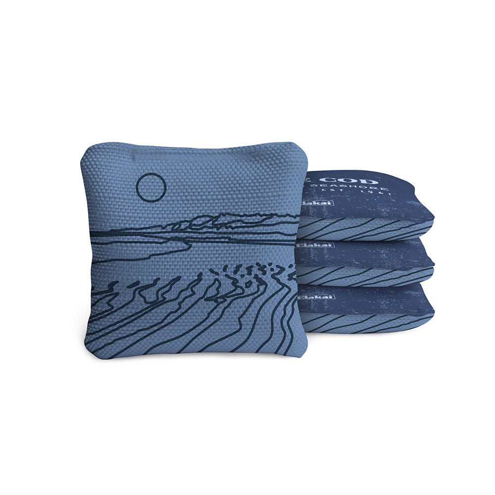 National Parks Cape Cod Travel - Size Cornhole Bags, Blue - American Cornhole Association