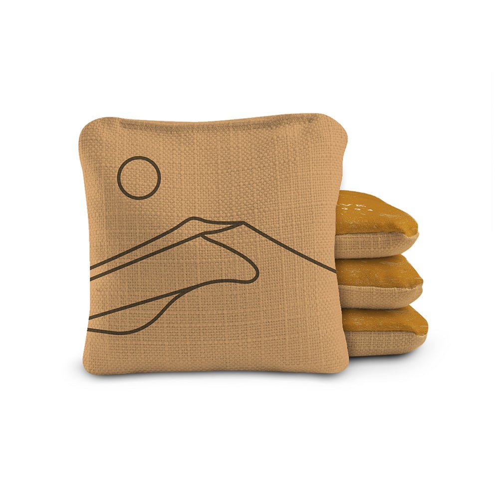 National Parks Mojave Cornhole Bags, Gold - American Cornhole Association