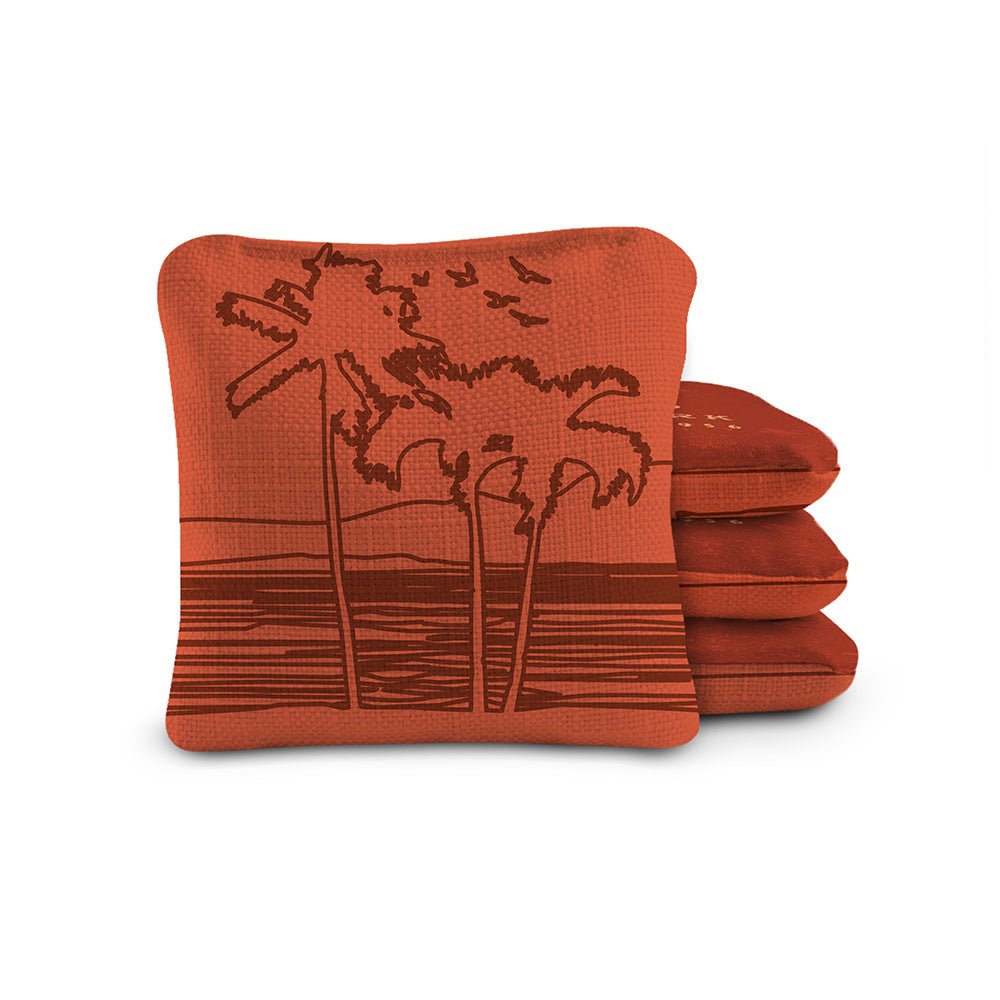 National Parks Virgin Islands Cornhole Bags, Scarlet - American Cornhole Association