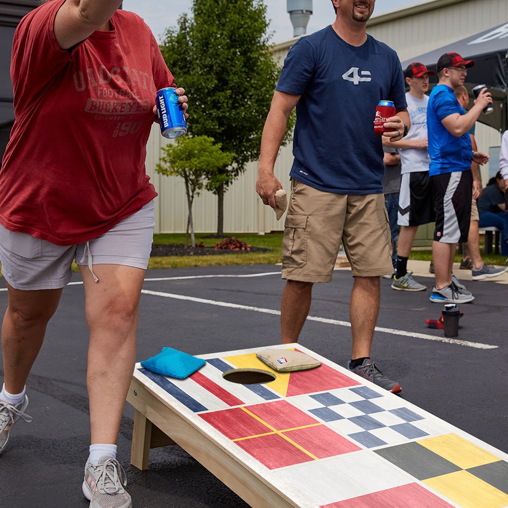 Nautical Flags Star Cornhole Boards - ACA - 000553 | American Cornhole Association