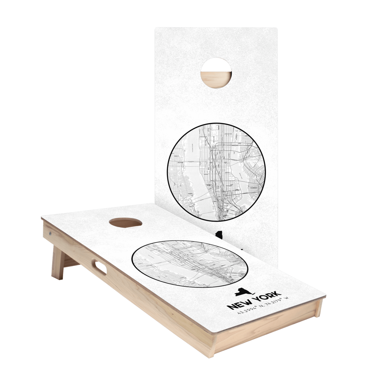 New York State Map Star Cornhole Boards, - American Cornhole Association