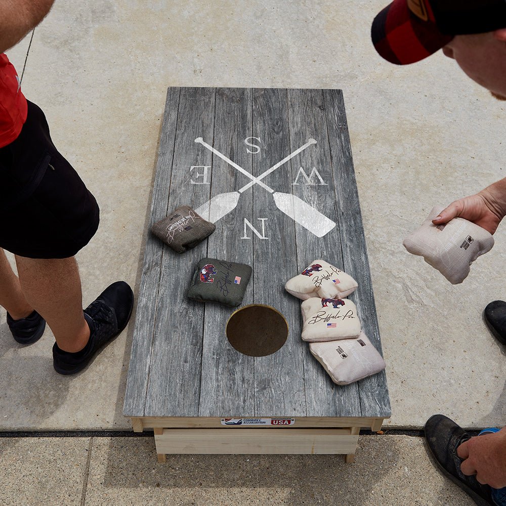 NSEW Wood Paddles Star Cornhole Boards - ACA - 000555 | American Cornhole Association