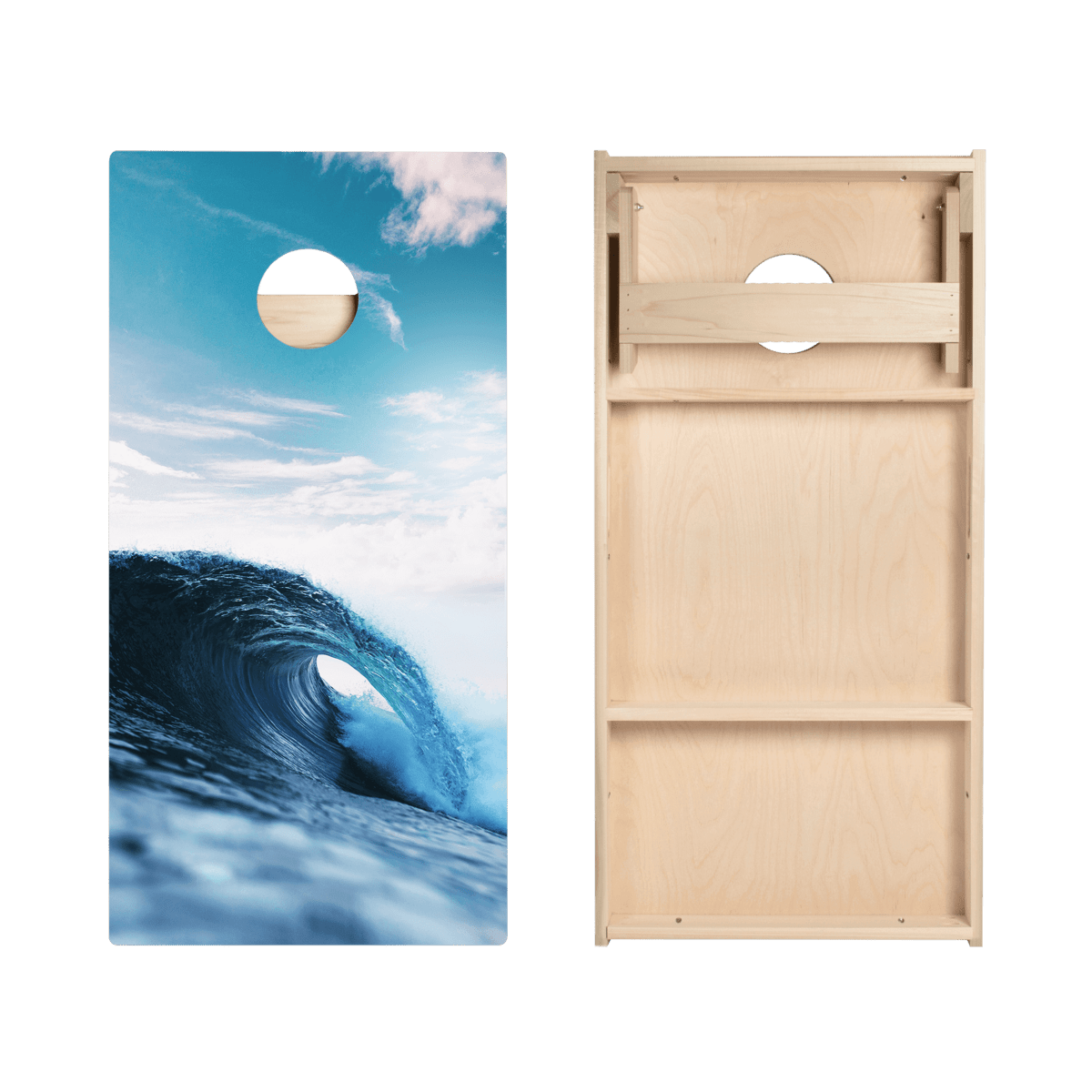 Ocean Wave Star Cornhole Boards - ACA - 000040 | American Cornhole Association