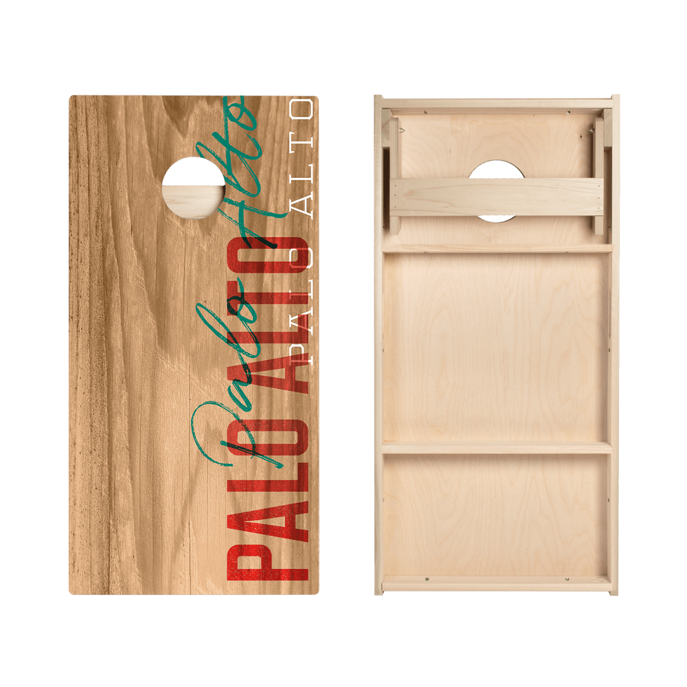 Palo Alto Campus Gameday Star Cornhole Boards - ACA - 000215 | American Cornhole Association