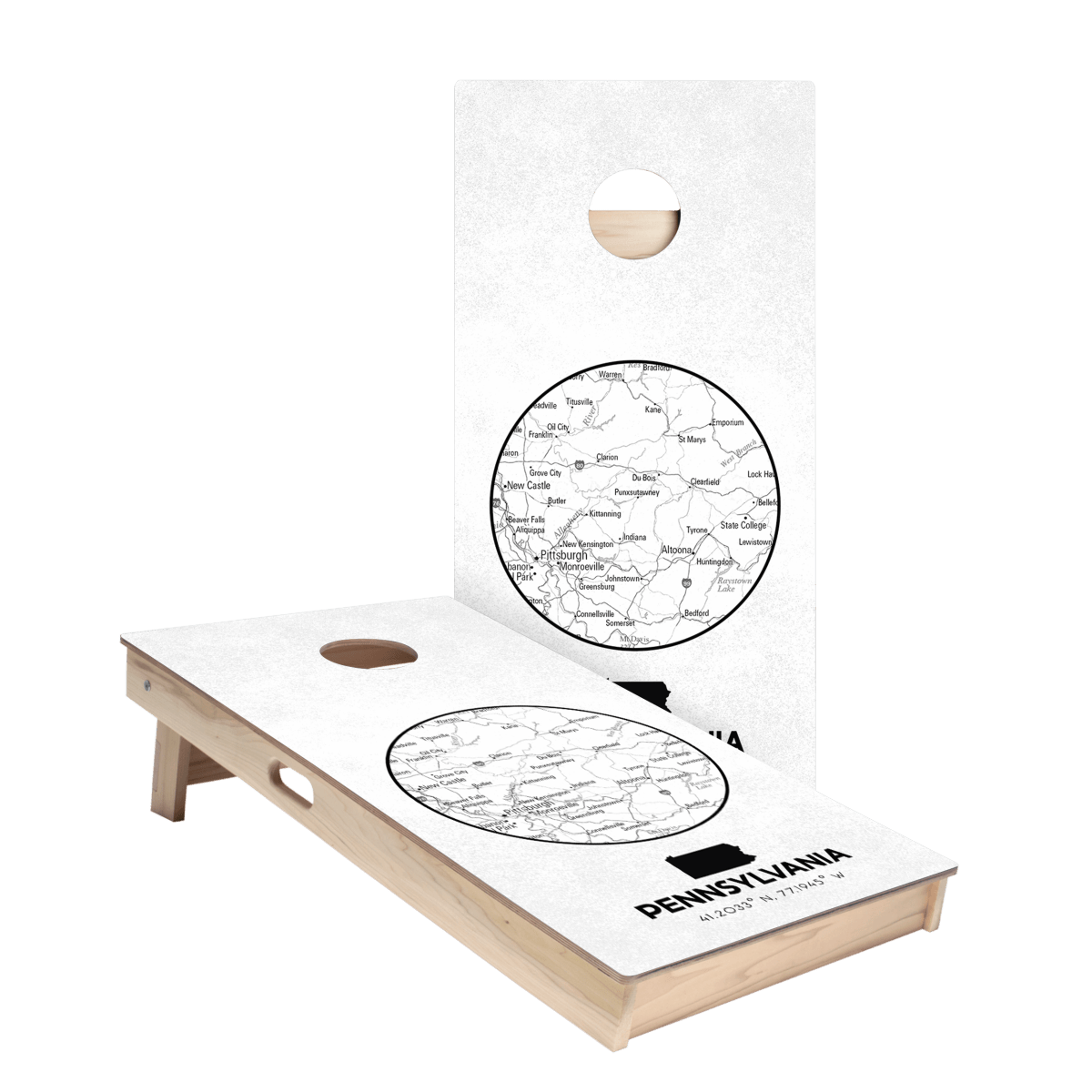 Pennsylvania State Map Star Cornhole Boards, - American Cornhole Association