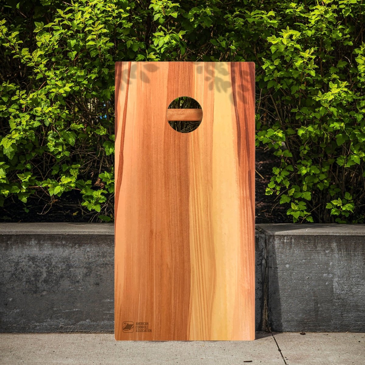 Raw Wood Panel Backyard 2400 Cornhole Boards - WACA-000413 | American Cornhole Association