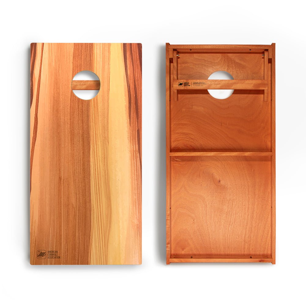 Raw Wood Panel Backyard 2400 Cornhole Boards - WACA-000413 | American Cornhole Association