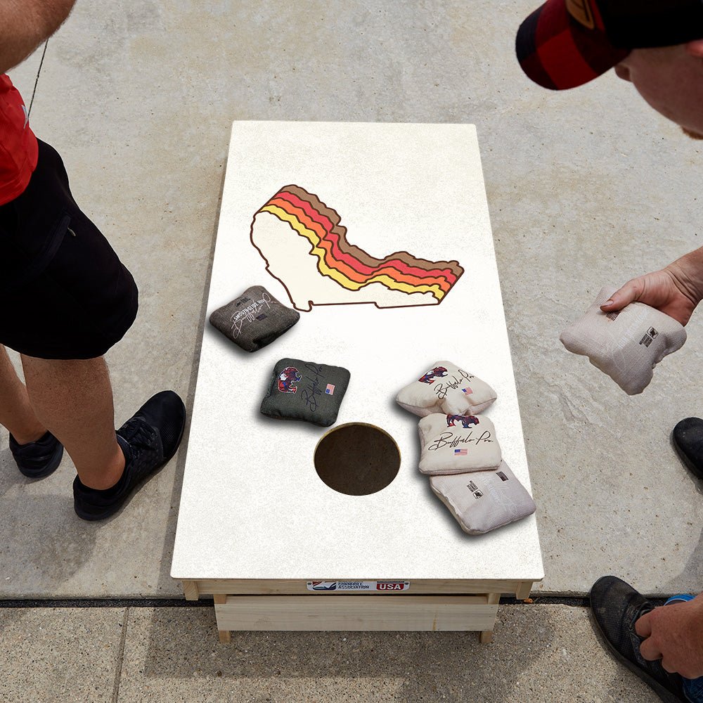 Retro Florida Star Cornhole Boards, - American Cornhole Association