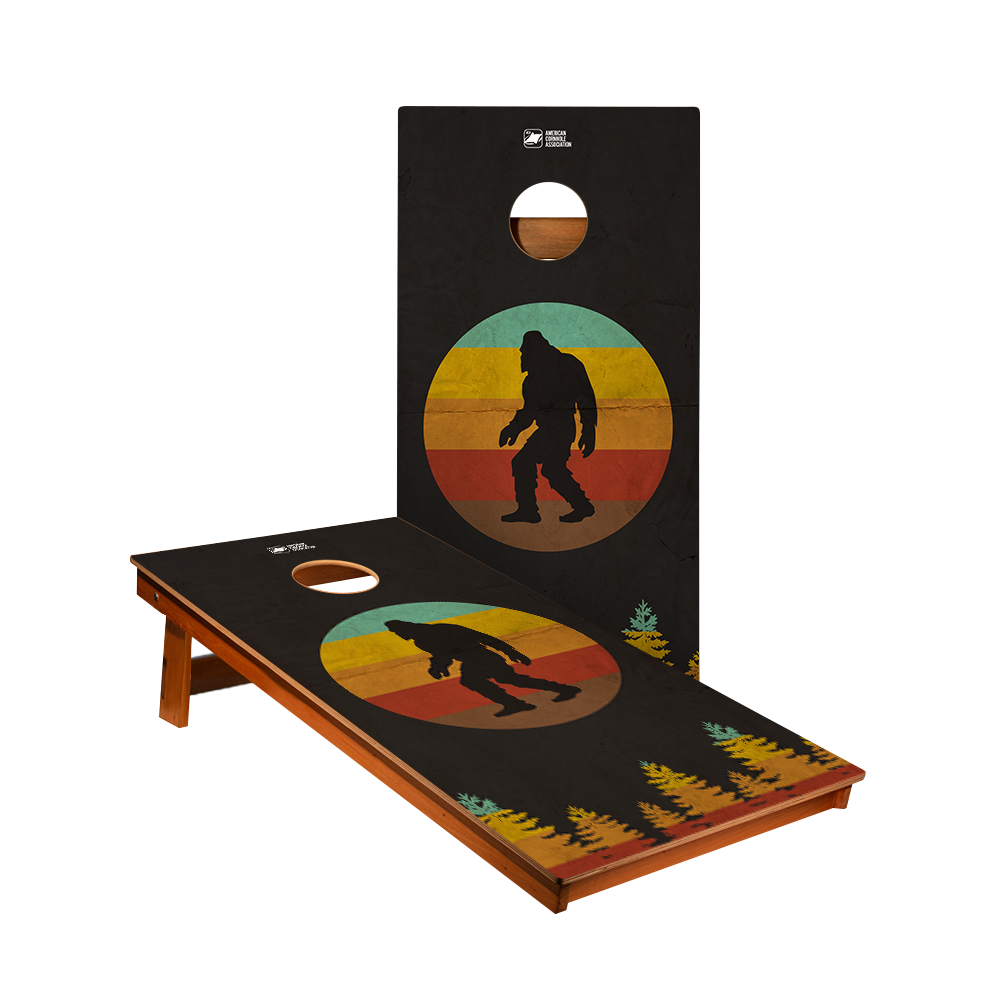 Retro Sasquatch Backyard 2400 Cornhole Boards