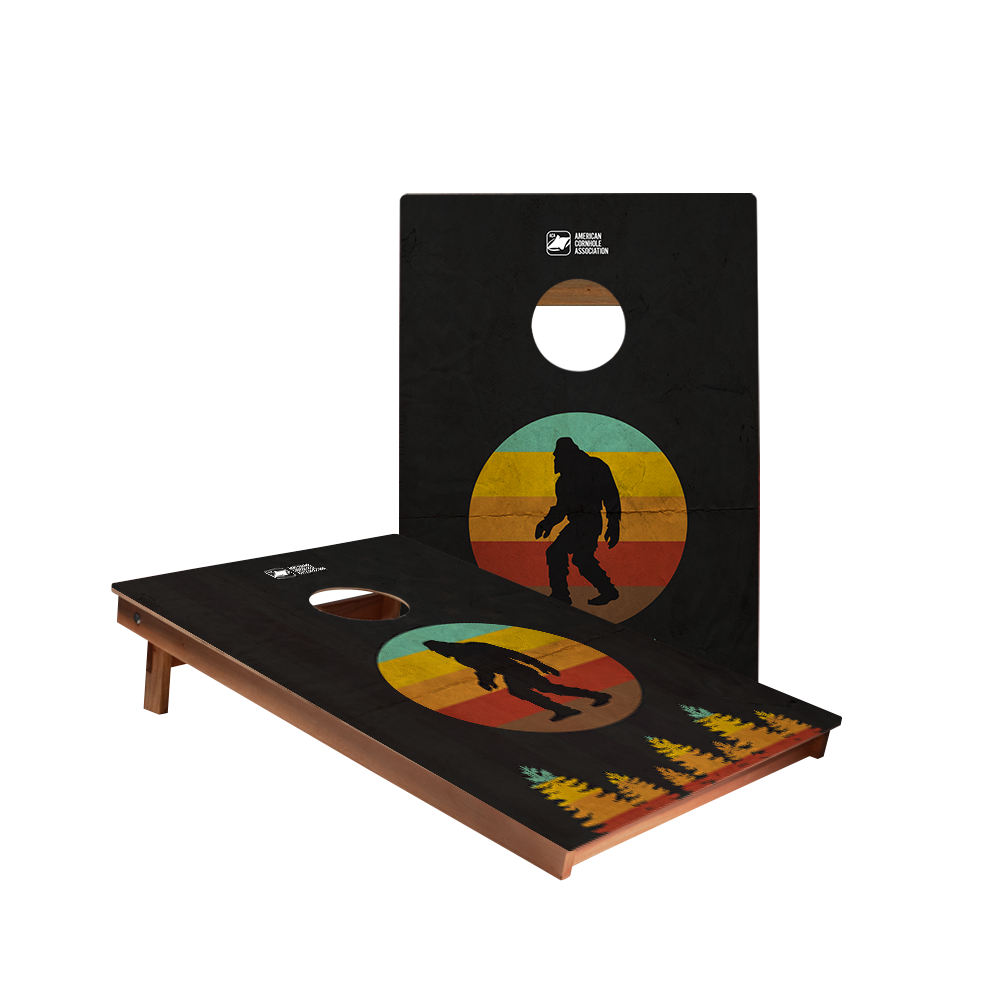 Retro Sasquatch Backyard 2300 Cornhole Boards